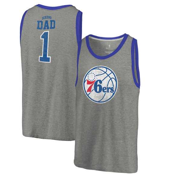 Philadelphia 76ers Fanatics Branded Greatest Dad Tri-Blend Tank Top - Heathered Gray,We sell and wholesale Philadelphia 76ers Fanatics Branded Greatest Dad Tri-Blend Tank Top - Heathered Gray on line form chian!